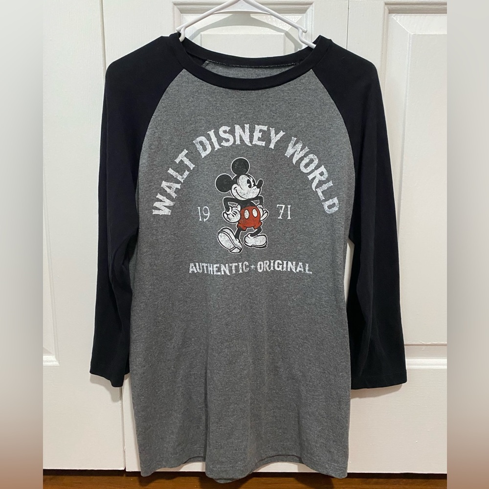 ✨ Official Walt Disney World Authentic Original 1971 Baseball Tee - NWT ✨